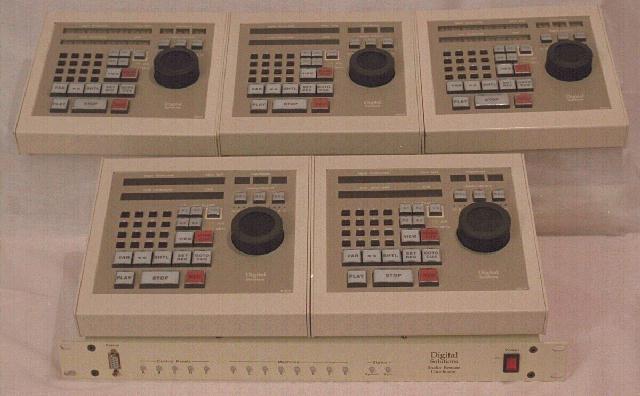 Image of five control panels and one coordinator rack